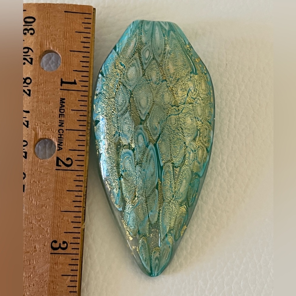Authentic MURANO GLASS pendant ring set - Picture 6 of 12